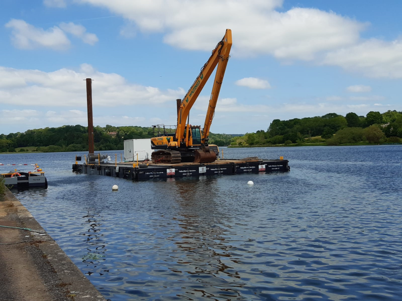 Ardingly Reservoir emergency stabilisation works