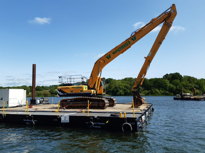 Ardingly Reservoir emergency stabilisation works