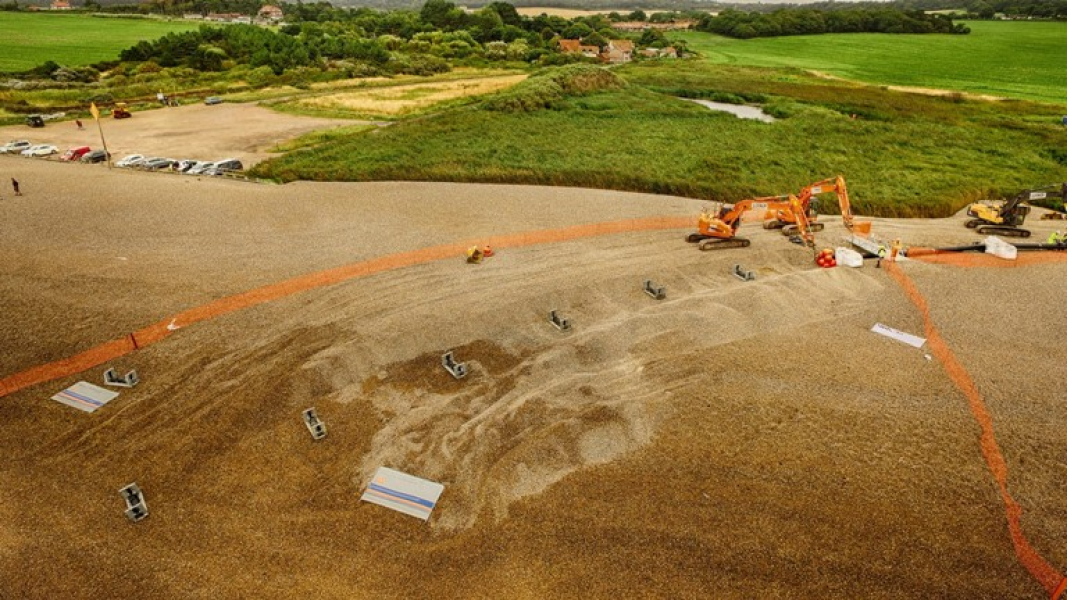 Landfalls for the Dudgeon Offshore Wind Farm