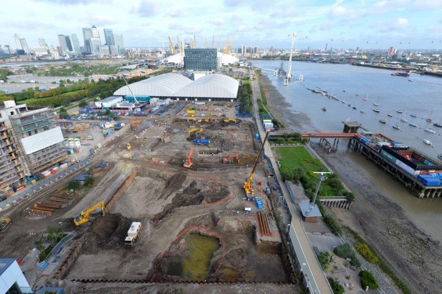 Greenwich Peninsula Riverside Phase 2, Enabling Works