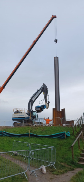 Garstang Flood Barrier temporary works