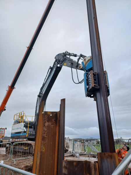 Garstang Flood Barrier temporary works