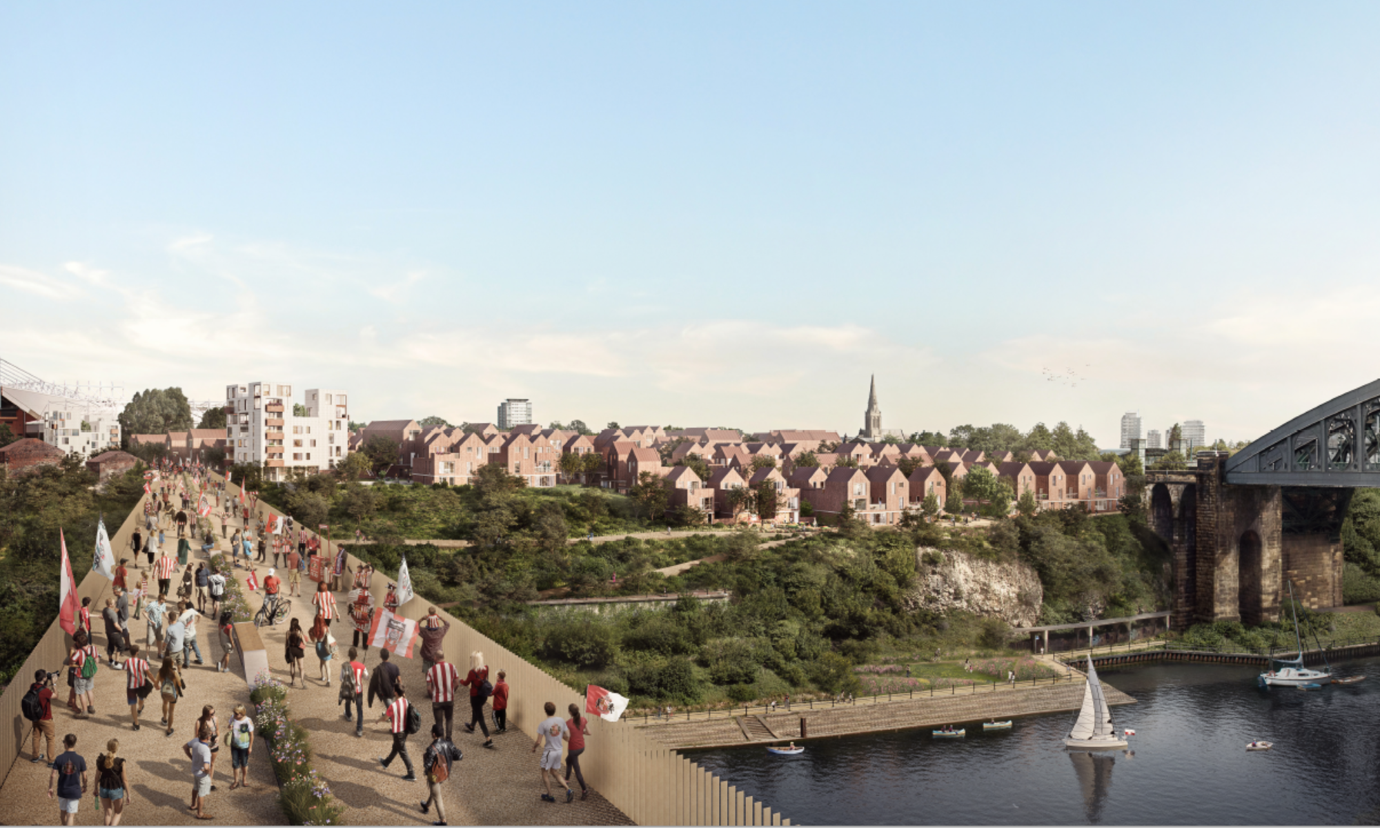 New Wear high-level Footbridge