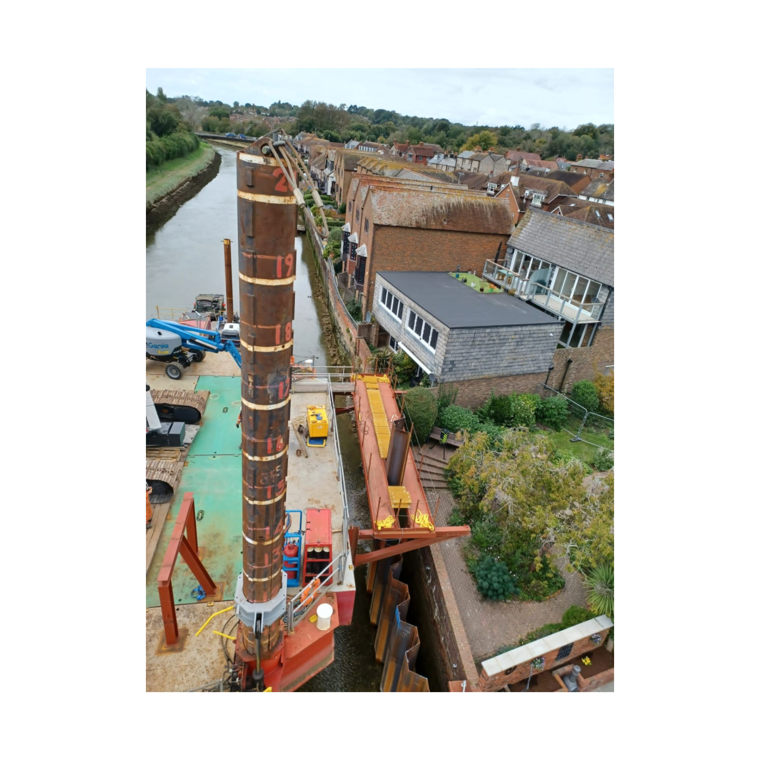 Piling at Tarrant Wharf